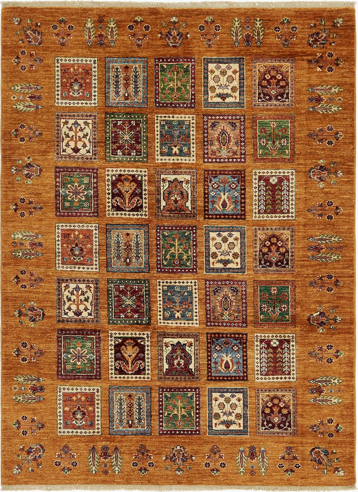 5' x 6' 10  Hand Knotted Ariana Ziegler Rug