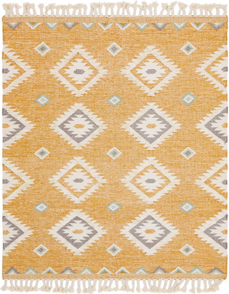 Detail image of 8' x 11' Hand Woven Arizona Wool Rug