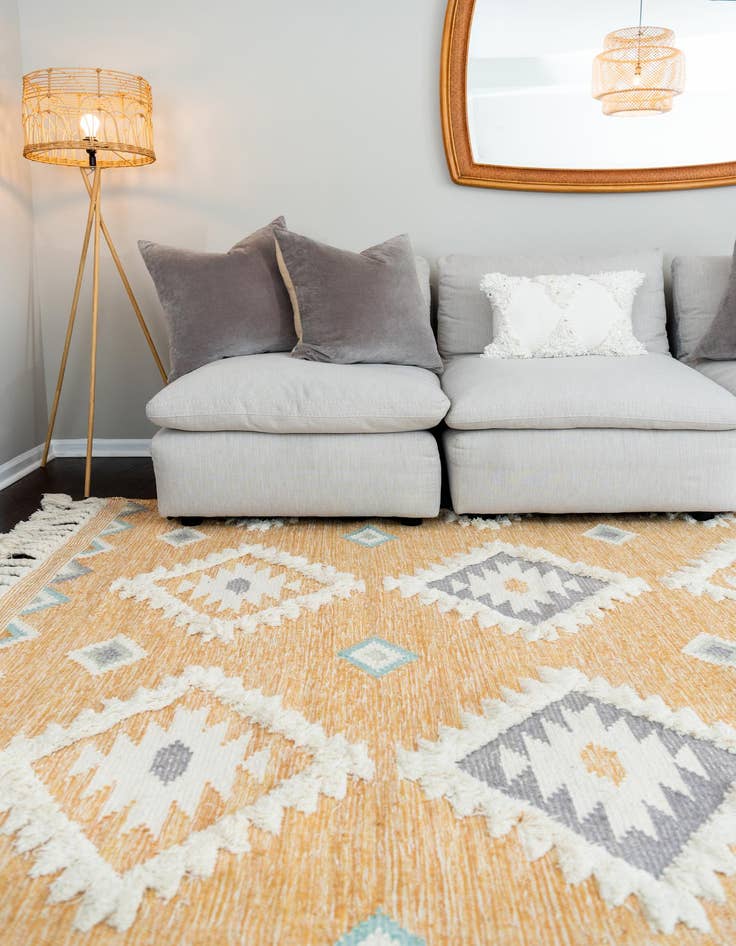 Detail image of 8' x 10' Hand Woven Arizona Wool Rug