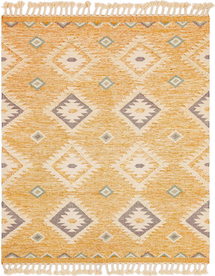Detail image of 8' x 10' Hand Woven Arizona Wool Rug