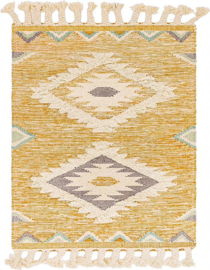 Detail image of 3' 3 x 5' 1 Hand Woven Arizona Wool Rug