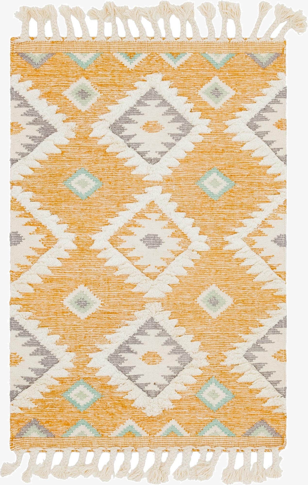 4' 1 x 6' 1  Hand Woven Arizona Wool Rug