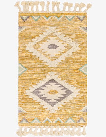 3' 3 x 5' 1 Hand Woven Arizona Wool Rug