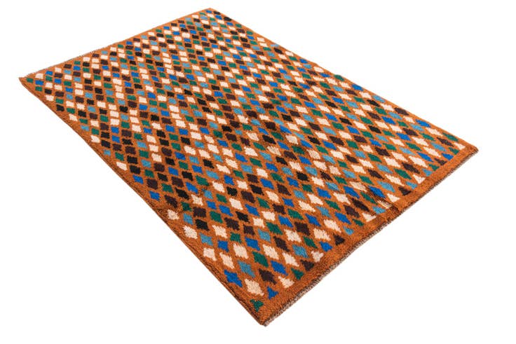 Detail image of 3' 9 x 5' 10 Hand Knotted Balouch Wool Rug