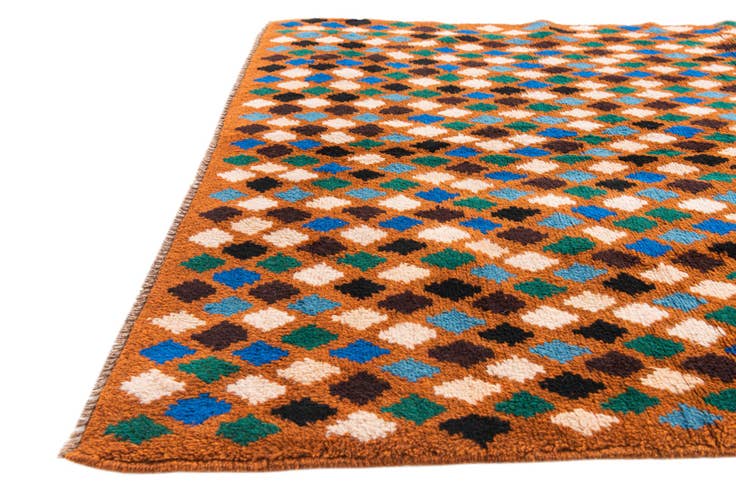 Detail image of 3' 9 x 5' 10 Hand Knotted Balouch Wool Rug