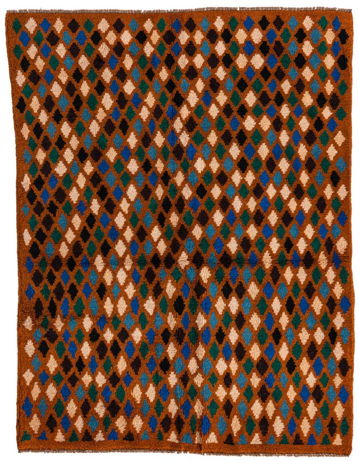 Detail image of 3' 9 x 5' 10 Hand Knotted Balouch Wool Rug