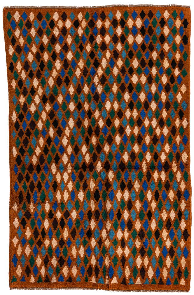 3' 9 x 5' 10 Hand Knotted Balouch Wool Rug