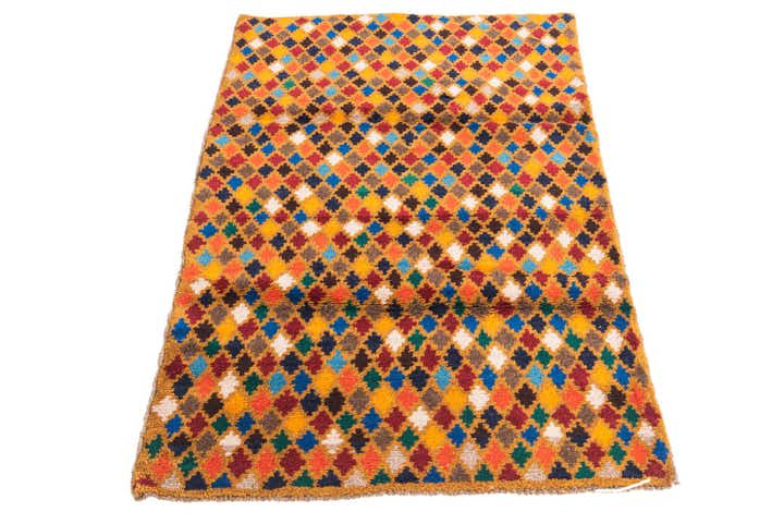 3' x 4' 7 Hand Knotted Balouch Wool Rug