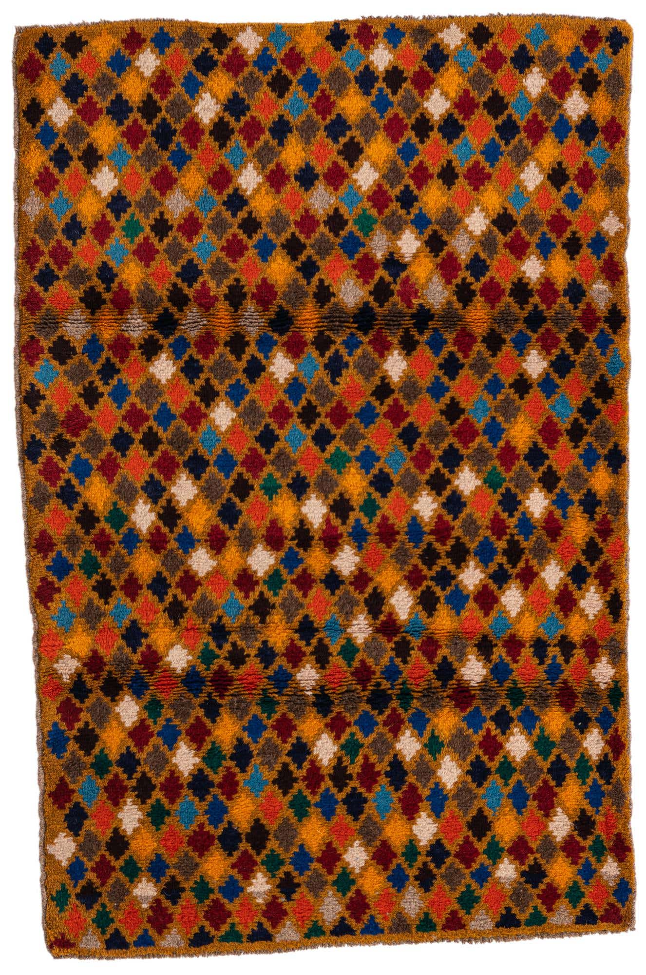 3' x 4' 7 Hand Knotted Balouch Wool Rug