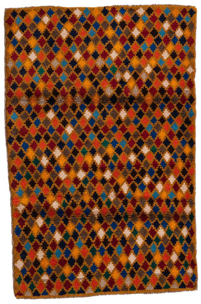 3' x 4' 7 Hand Knotted Balouch Wool Rug