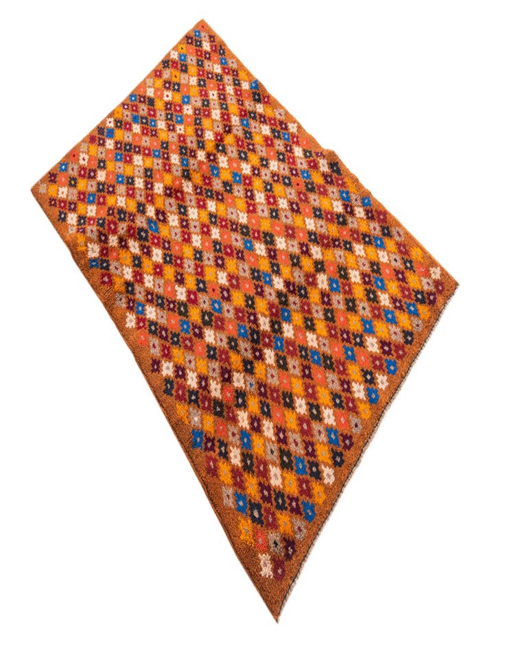 Detail image of 3' x 4' 8  Hand Knotted Balouch Wool Rug