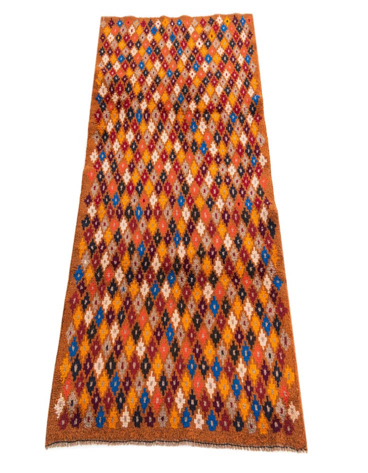 Detail image of 3' x 4' 8  Hand Knotted Balouch Wool Rug