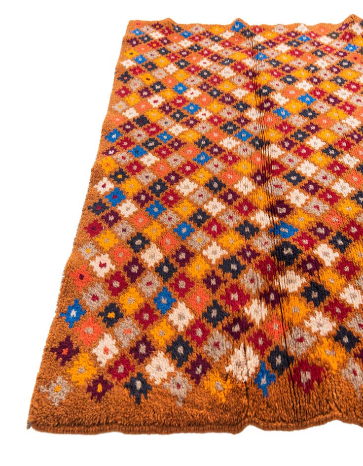Detail image of 3' x 4' 8  Hand Knotted Balouch Wool Rug