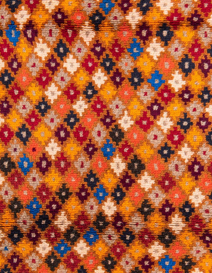 Detail image of 3' x 4' 8  Hand Knotted Balouch Wool Rug