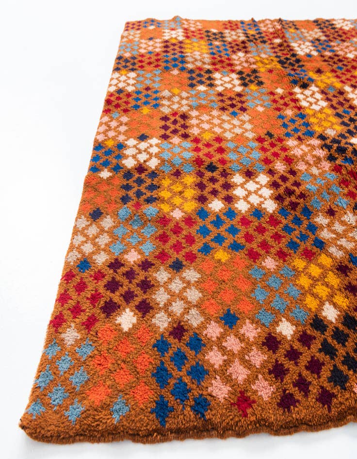 Detail image of 5' 3 x 6' 5  Hand Knotted Balouch Wool Rug