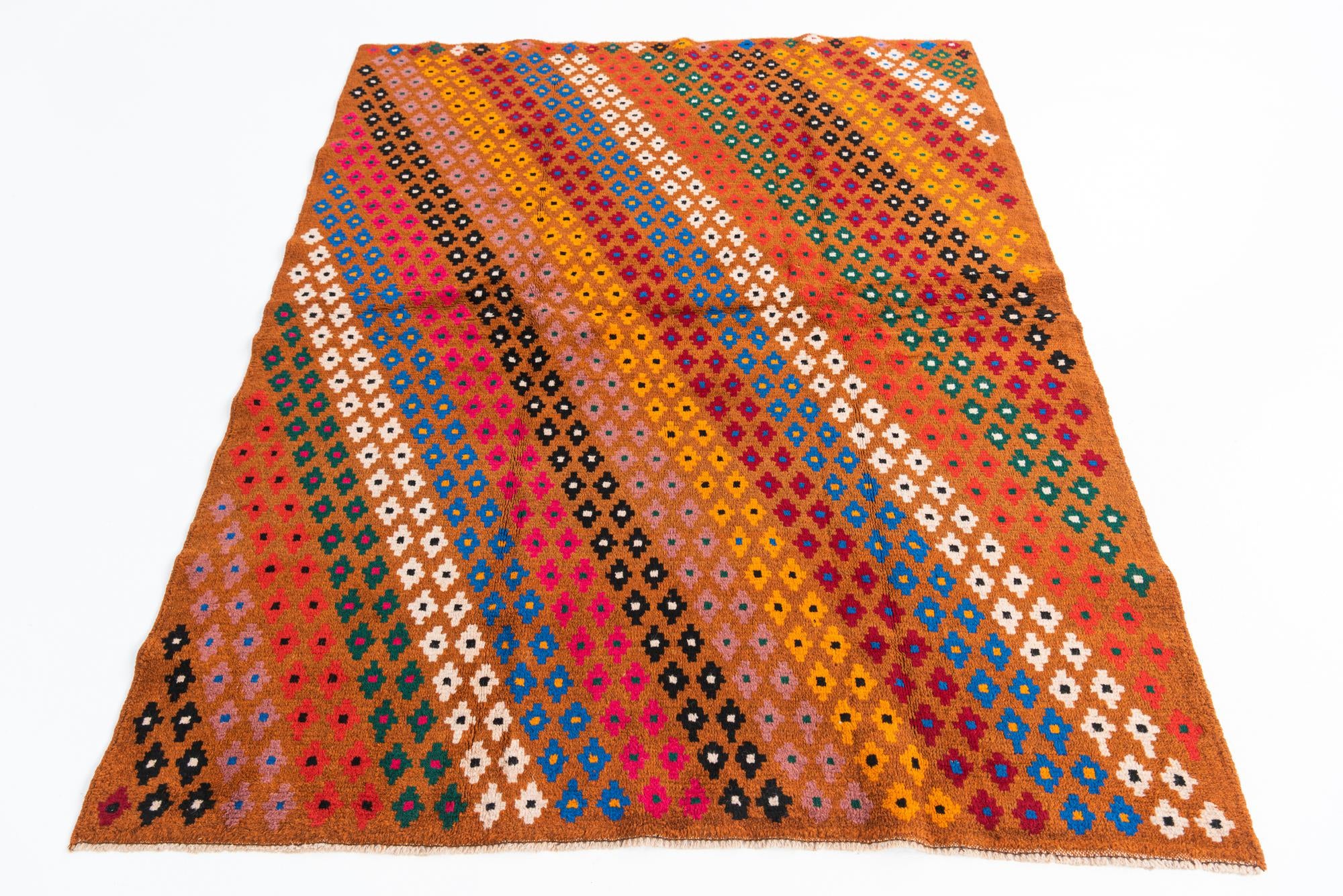 5' 1 x 6' 7 Hand Knotted Balouch Wool Rug