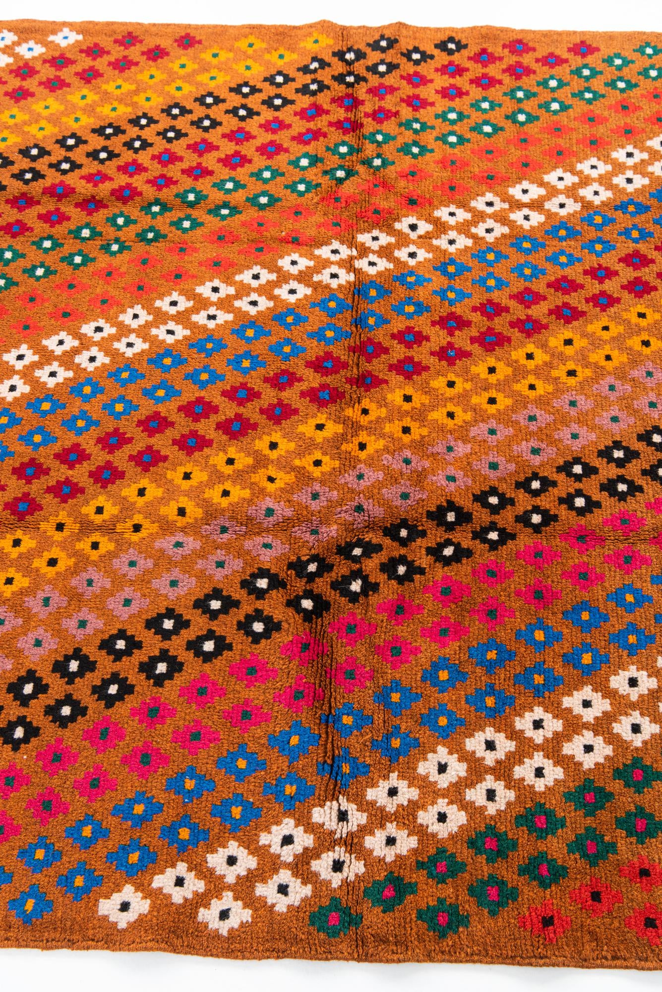 5' 1 x 6' 7 Hand Knotted Balouch Wool Rug