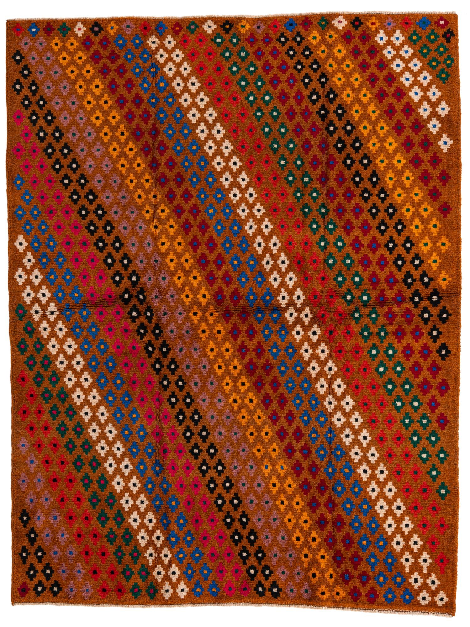 5' 1 x 6' 7 Hand Knotted Balouch Wool Rug