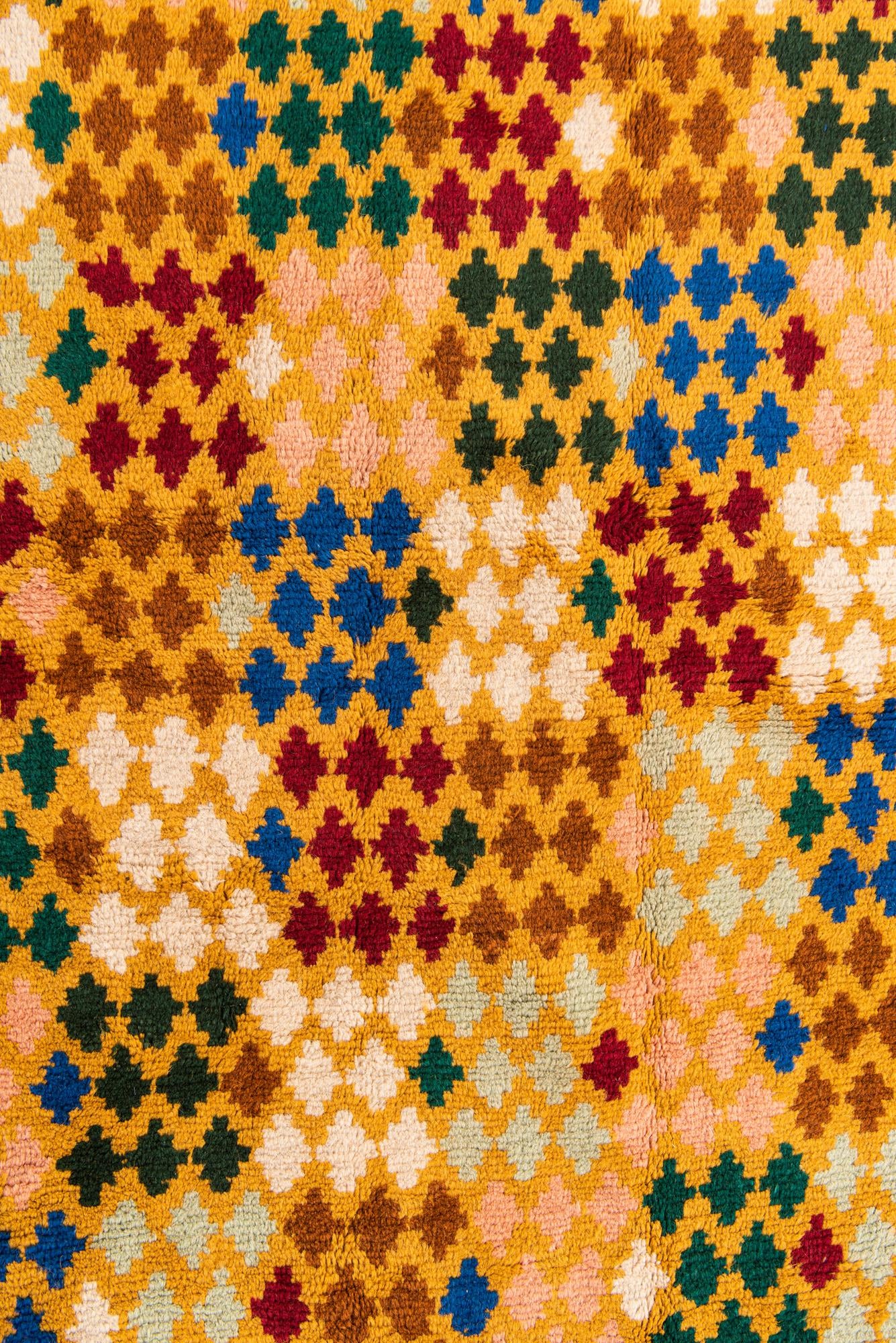 5' 2 x 6' 3 Hand Knotted Balouch Wool Rug