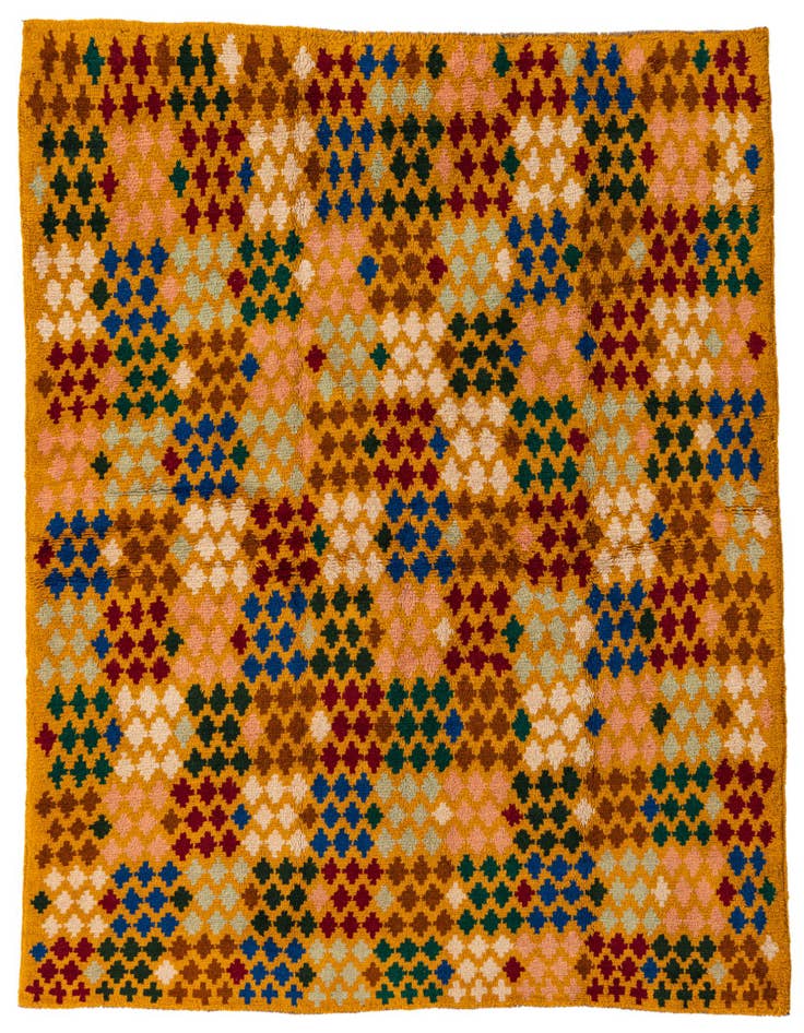Detail image of 5' 2 x 6' 3 Hand Knotted Balouch Wool Rug