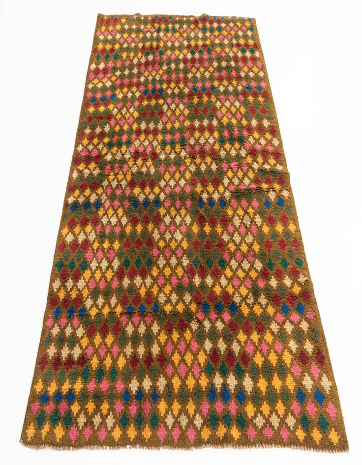 Detail image of 5' x 6' 10  Hand Knotted Balouch Wool Rug