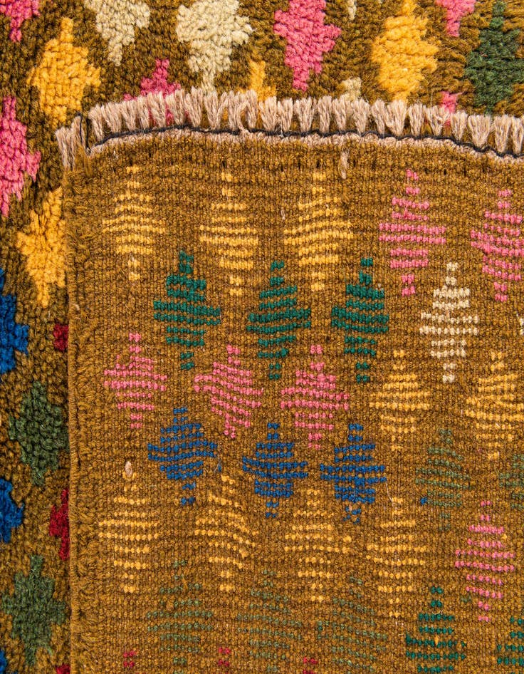 Detail image of 5' x 6' 10  Hand Knotted Balouch Wool Rug