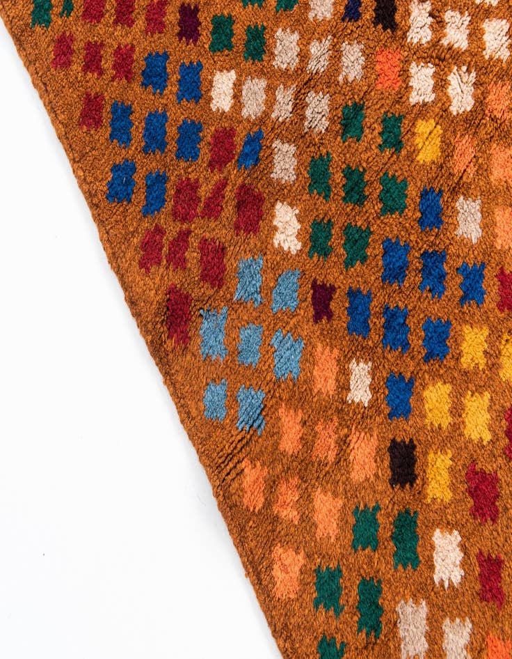 Detail image of 4' 8 x 7'  Hand Knotted Balouch Wool Rug