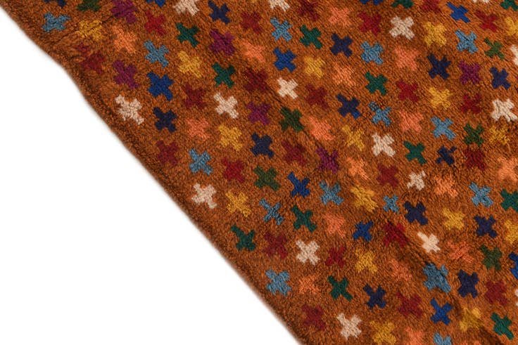 Detail image of 6' 8 x 9' 7 Hand Knotted Balouch Wool Rug