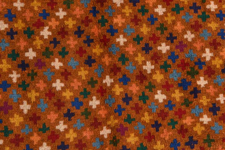 6' 8 x 9' 7 Hand Knotted Balouch Wool Rug