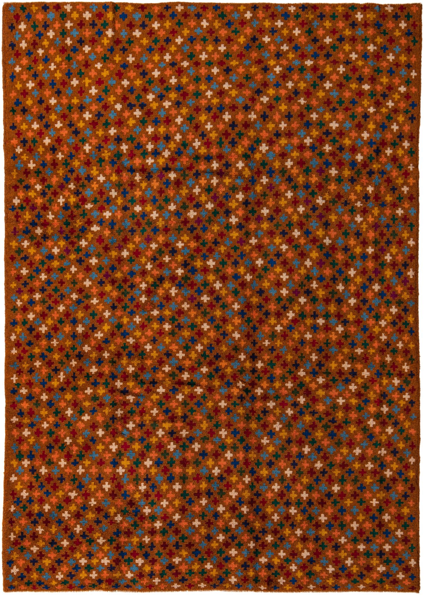 6' 8 x 9' 7 Hand Knotted Balouch Wool Rug