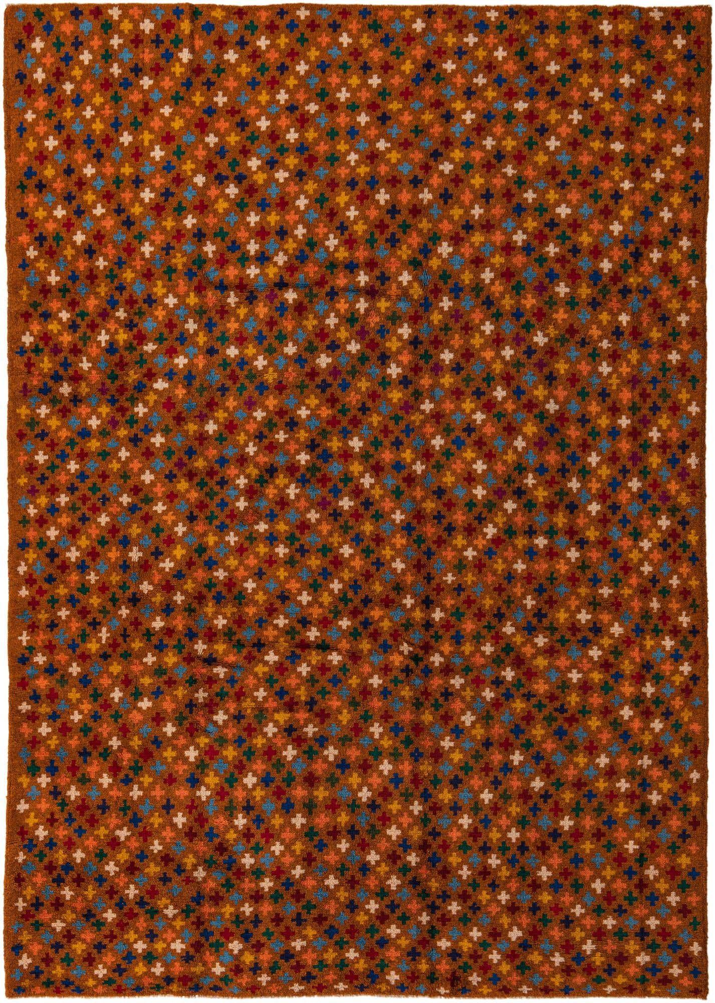 6' 8 x 9' 7 Hand Knotted Balouch Wool Rug