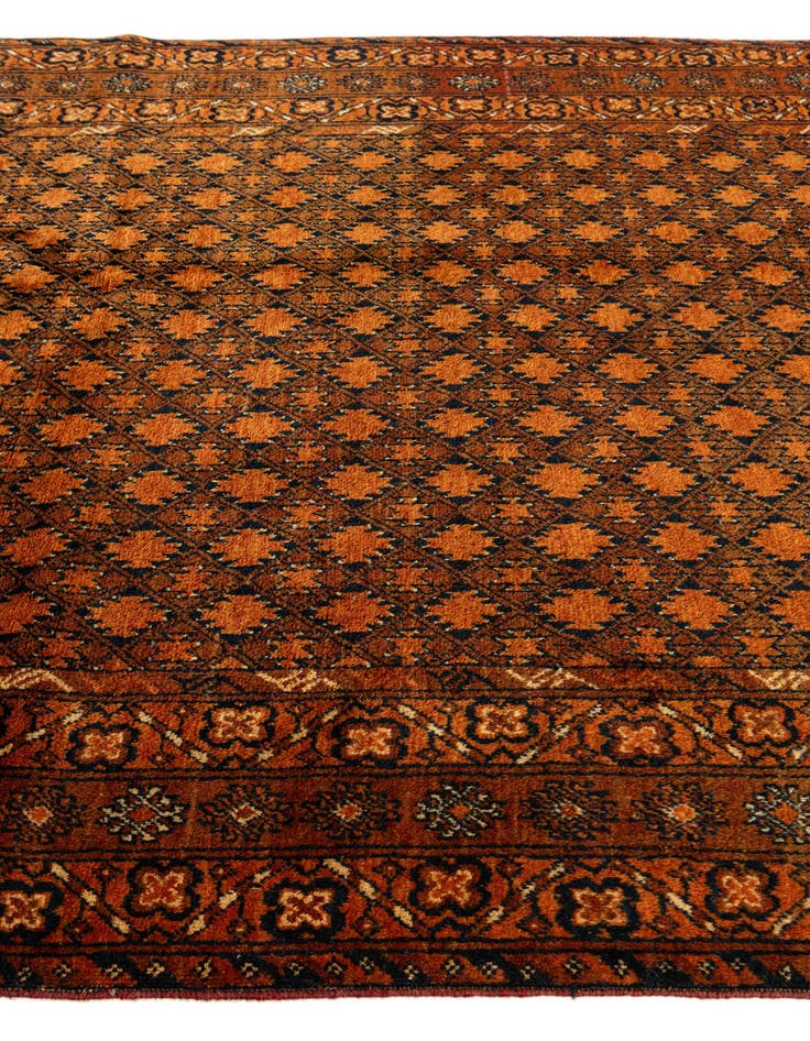 Detail image of 4' 9 x 7' 4 Hand Knotted Balouch Persian Wool Rug