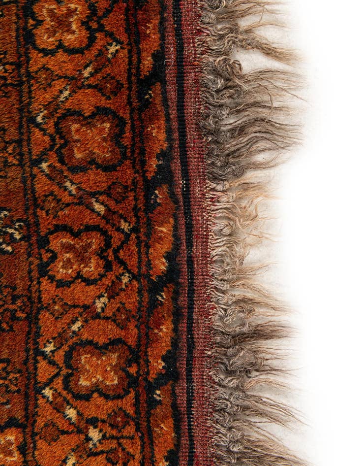 Detail image of 4' 9 x 7' 4 Hand Knotted Balouch Persian Wool Rug