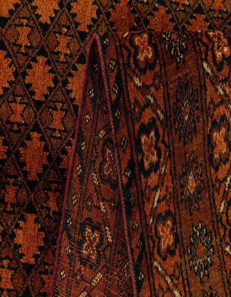 Detail image of 4' 9 x 7' 4 Hand Knotted Balouch Persian Wool Rug