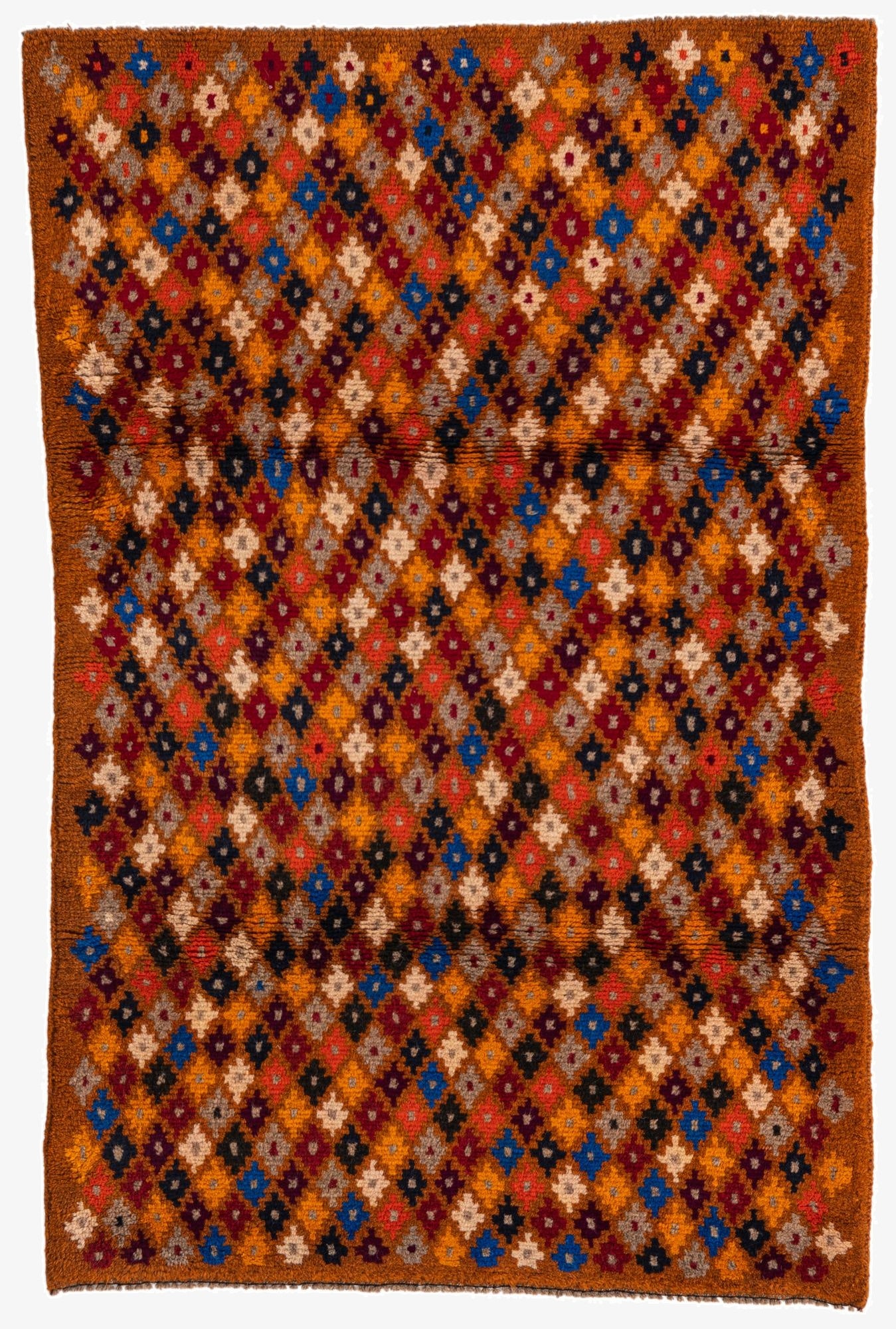 3' x 4' 8  Hand Knotted Balouch Wool Rug