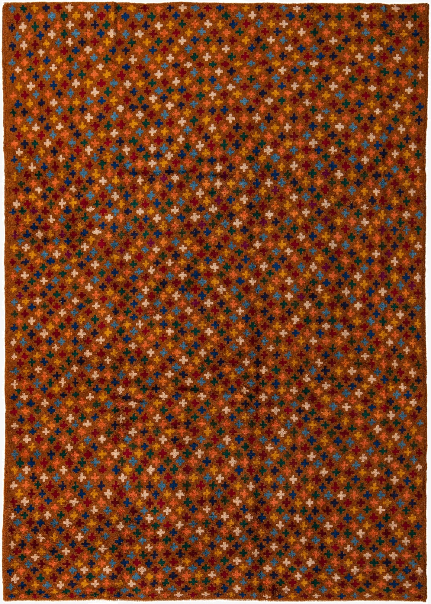 6' 8 x 9' 7  Hand Knotted Balouch Wool Rug