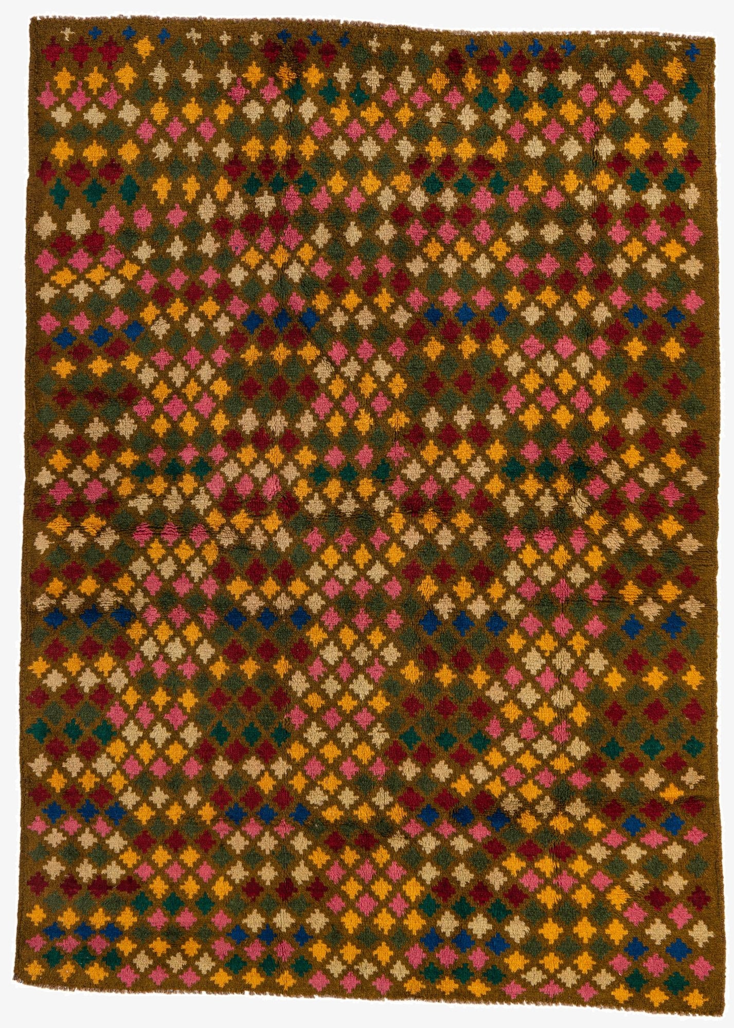 5' x 6' 10  Hand Knotted Balouch Wool Rug