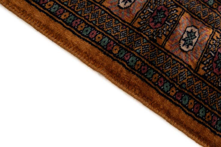 Detail image of 3' 2 x 4' 11 Hand Knotted Bokhara Oriental Wool Rug
