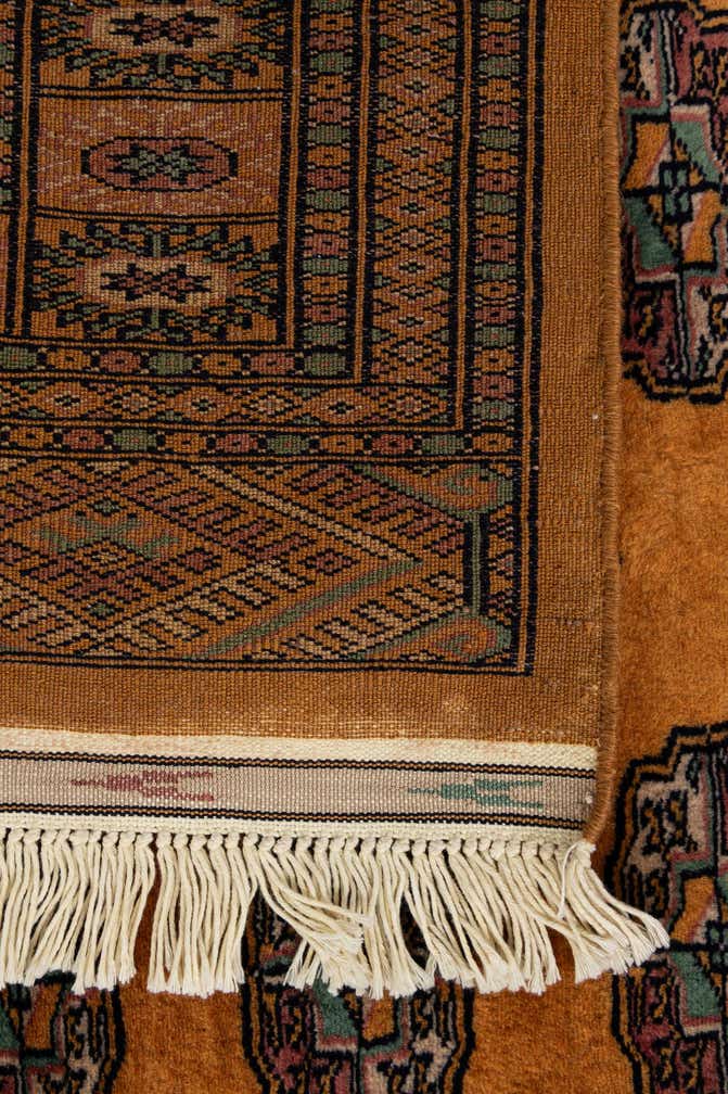 4' 6 x 6' 2 Hand Knotted Bokhara Wool Rug