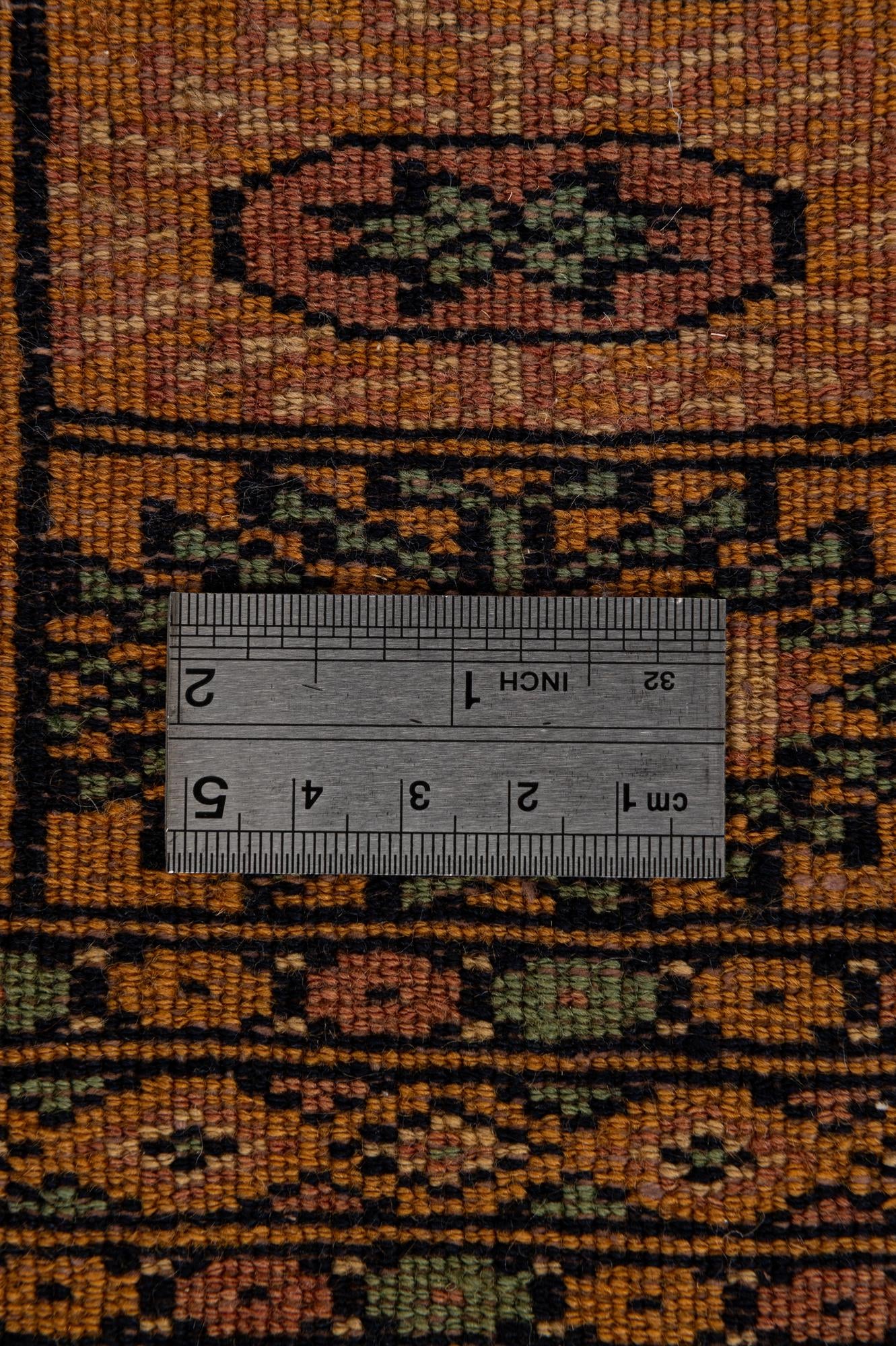 4' 6 x 6' 2 Hand Knotted Bokhara Wool Rug
