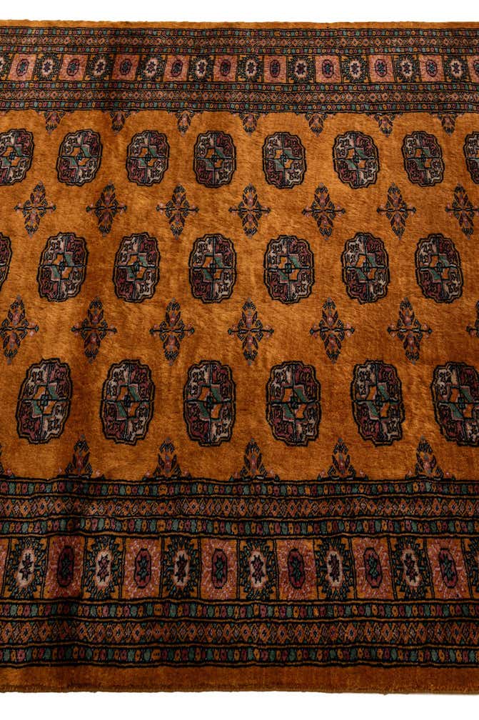 4' 6 x 6' 2 Hand Knotted Bokhara Wool Rug