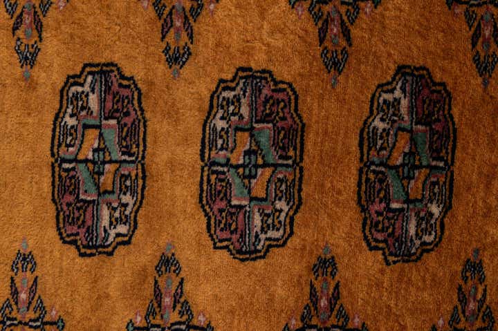 4' 6 x 6' 2 Hand Knotted Bokhara Wool Rug