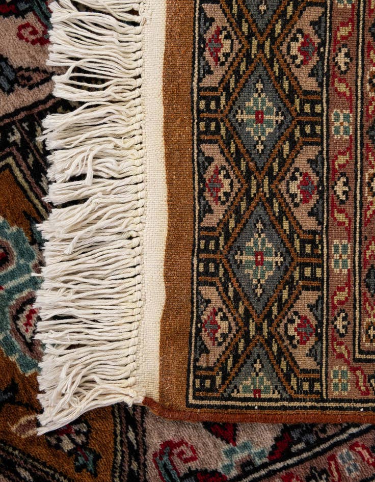 Detail image of 2' 1 x 3' 6  Hand Knotted Bokhara Oriental Wool Rug
