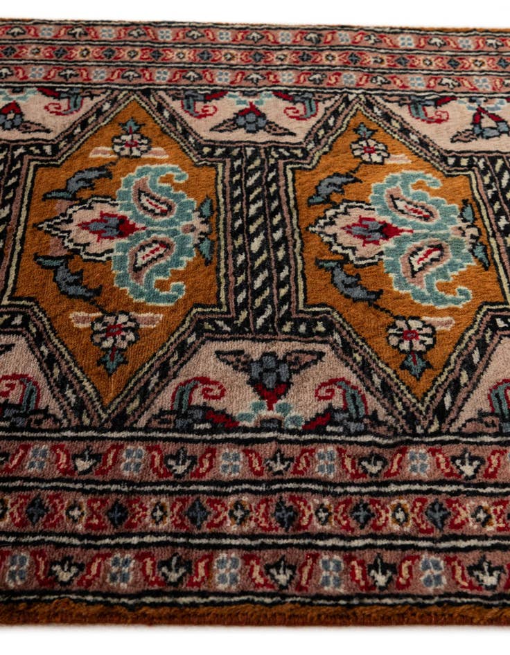 Detail image of 2' 1 x 3' 6  Hand Knotted Bokhara Oriental Wool Rug
