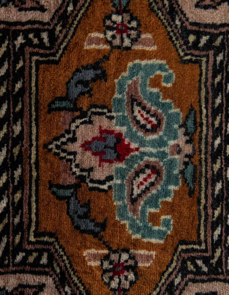 Detail image of 2' 1 x 3' 6  Hand Knotted Bokhara Oriental Wool Rug