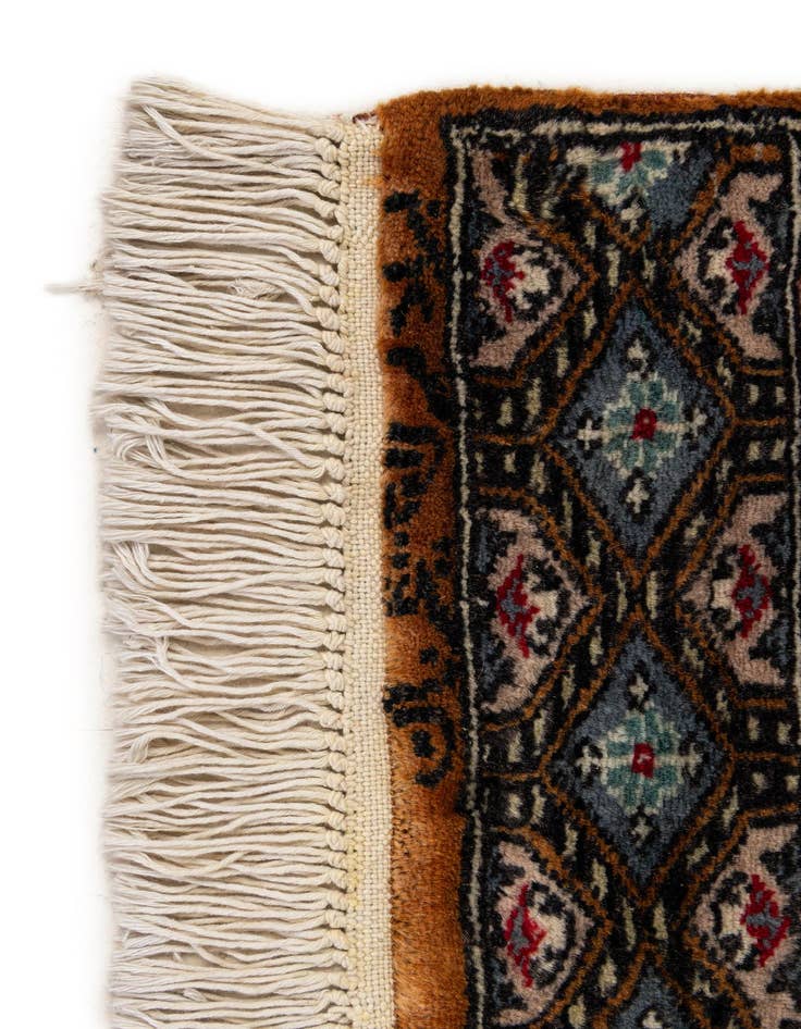 Detail image of 2' 1 x 3' 6  Hand Knotted Bokhara Oriental Wool Rug