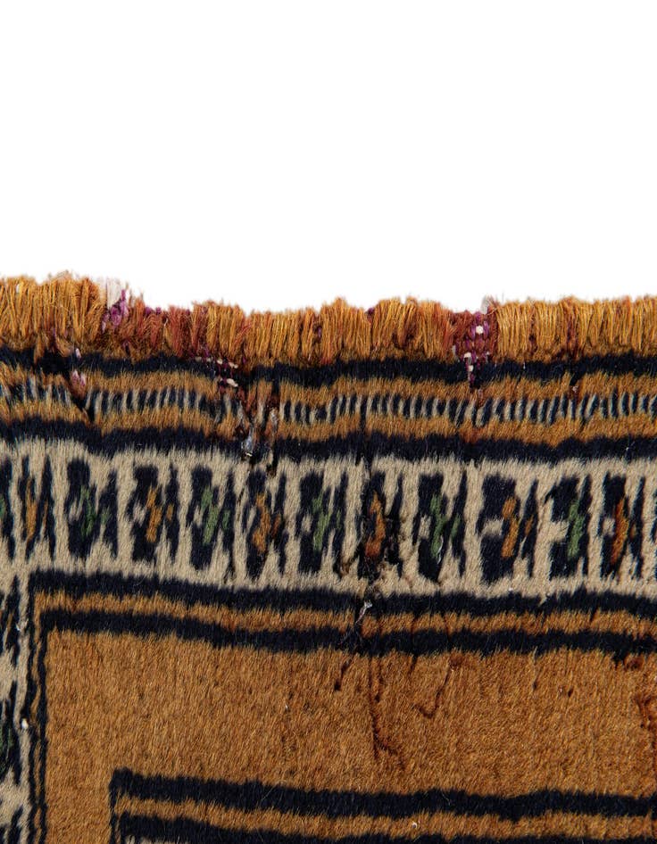 Detail image of 2' 1 x 3' 1 Hand Knotted Bokhara Oriental Wool Rug