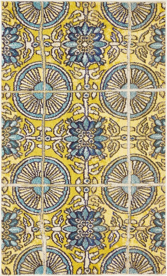 Detail image of 3' 3 x 5' 3 Washable Casablanca Rug