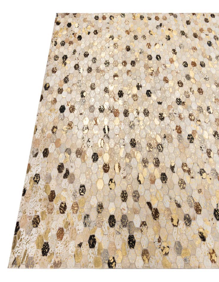 Detail image of 5' x 8' Cowhide Leather Rug