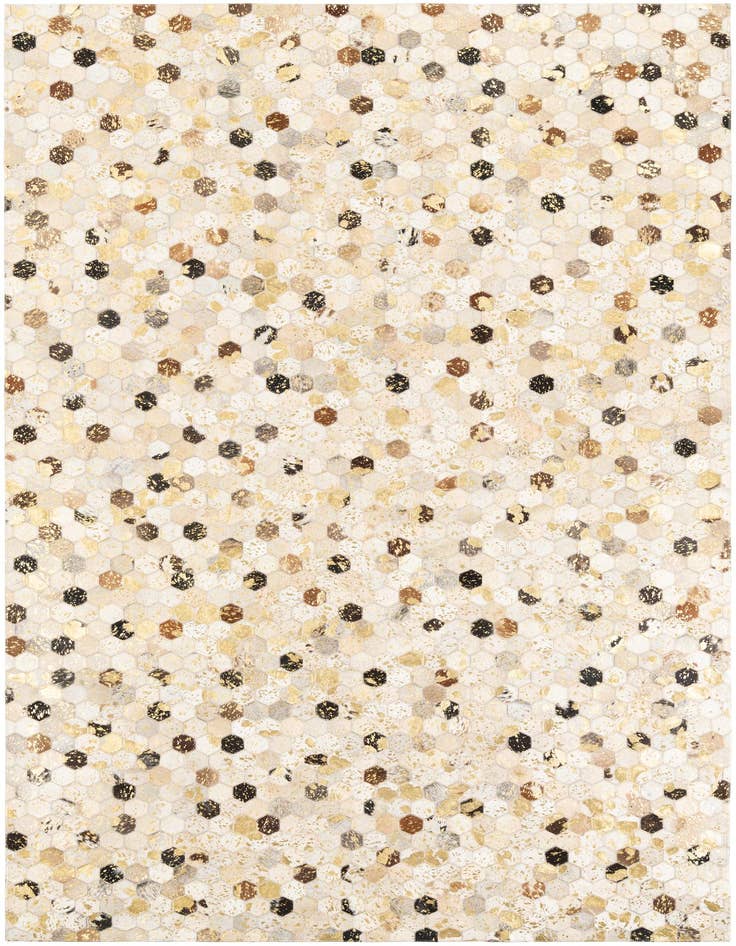 Detail image of 5' x 8' Cowhide Leather Rug